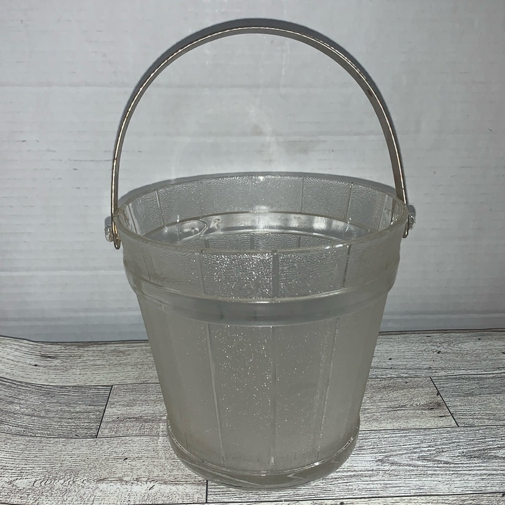 Vintage Anchor Hocking Glass Ice Bucket